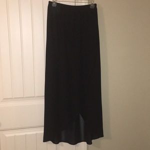 Black sheer skirt